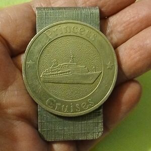 Vintage money clip Princess Cruises